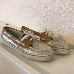 Gold Sparkle Sperry